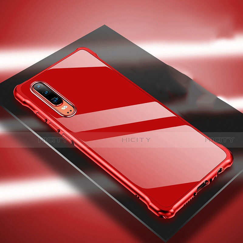 Funda Lujo Marco de Aluminio Carcasa T03 para Huawei P30