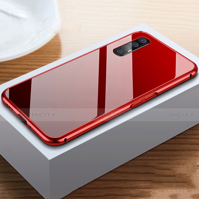 Funda Lujo Marco de Aluminio Carcasa T03 para Oppo Reno3 Pro