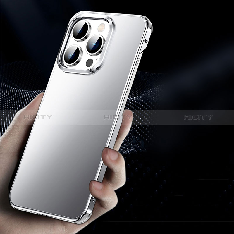 Funda Lujo Marco de Aluminio Carcasa TB1 para Apple iPhone 14 Pro