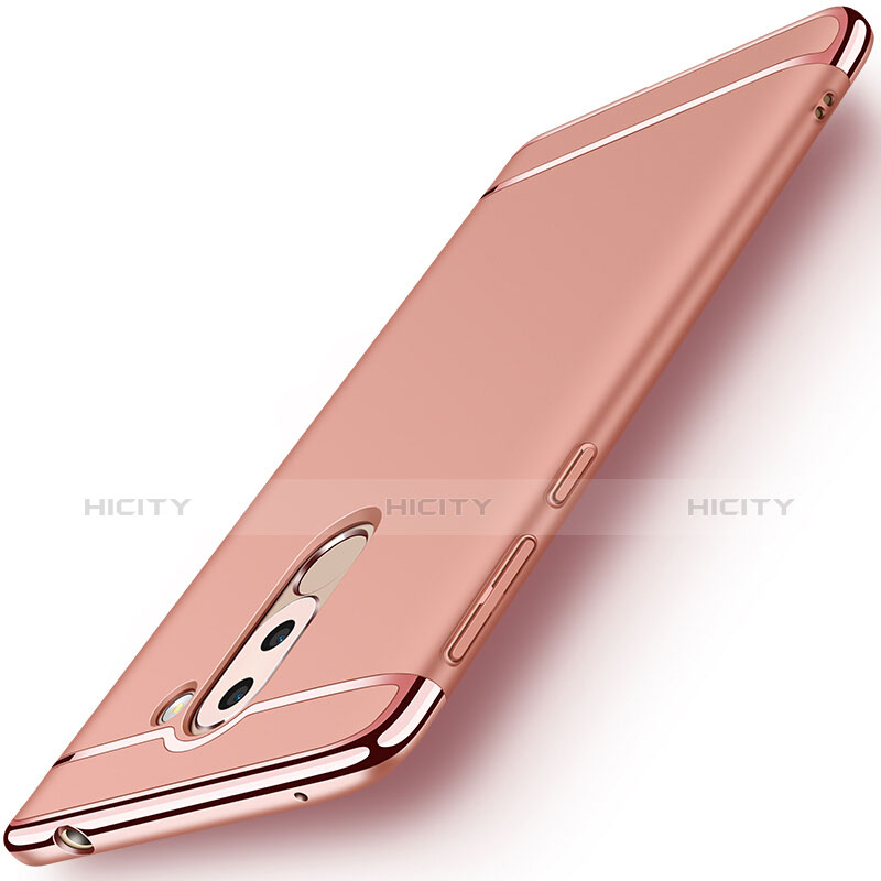 Funda Lujo Marco de Aluminio para Huawei GR5 (2017) Oro Rosa