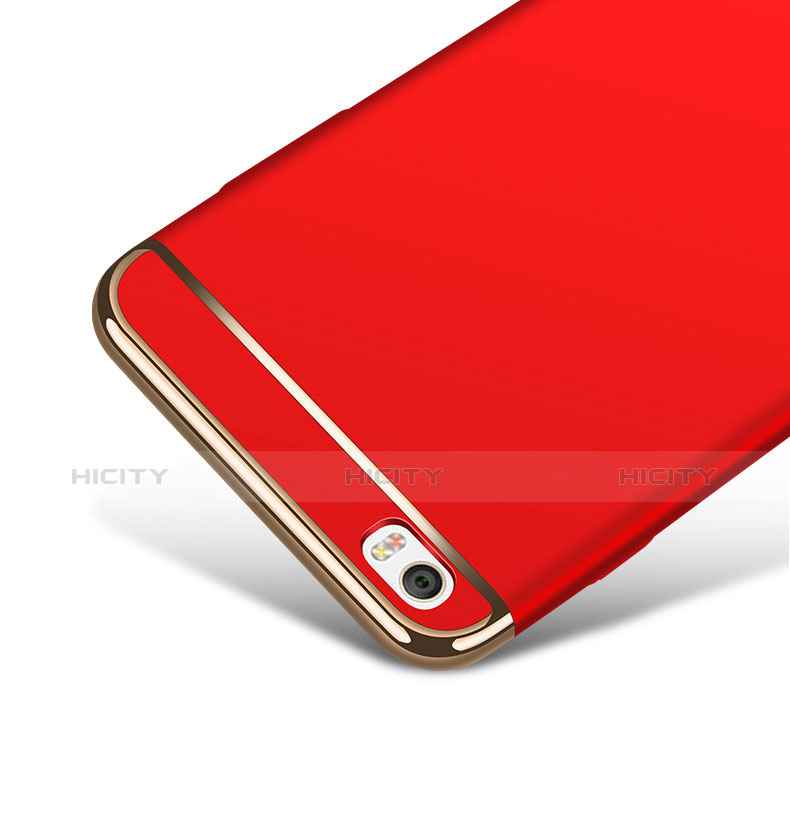 Funda Lujo Marco de Aluminio para Xiaomi Mi Note Rojo