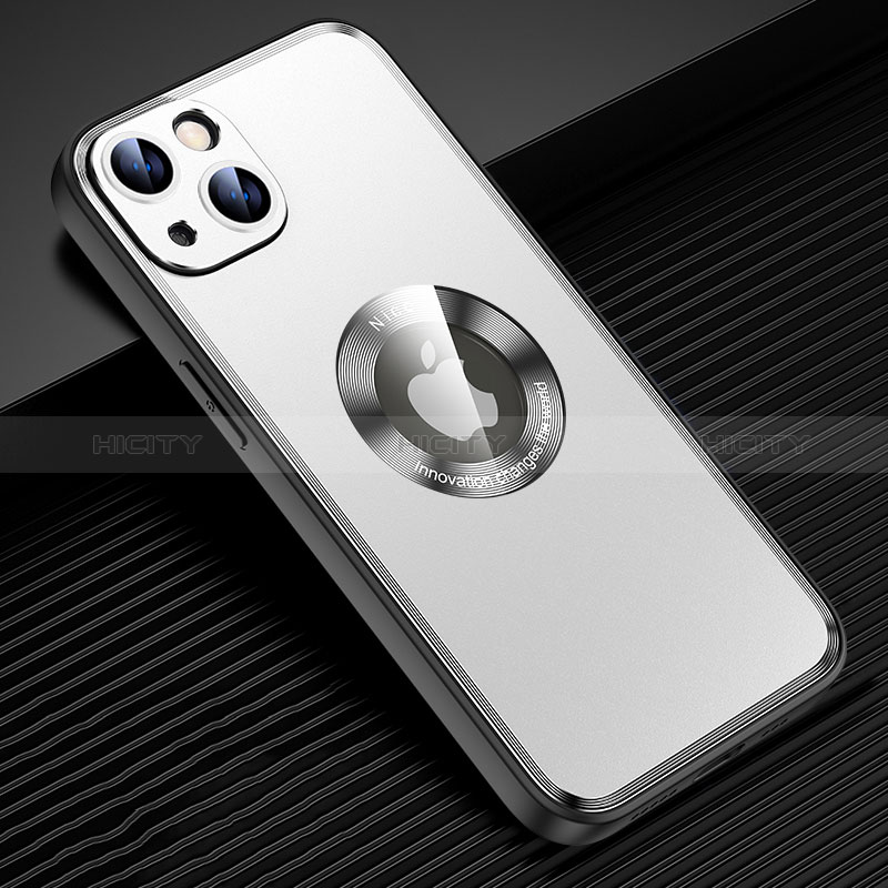 Funda Lujo Marco de Aluminio y Silicona Carcasa Bumper con Mag-Safe Magnetic JL2 para Apple iPhone 13