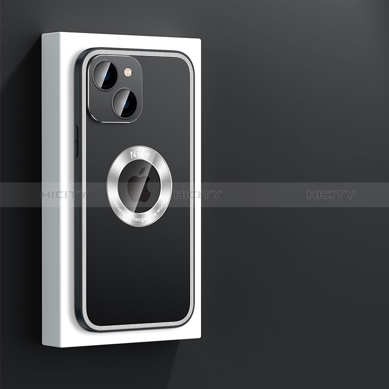 Funda Lujo Marco de Aluminio y Silicona Carcasa Bumper con Mag-Safe Magnetic JL4 para Apple iPhone 13