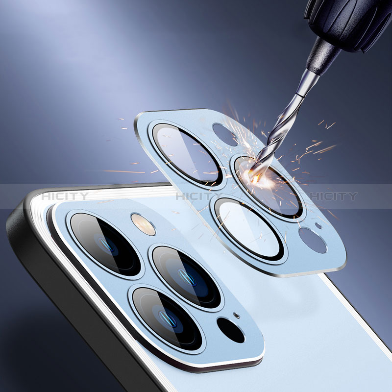 Funda Lujo Marco de Aluminio y Silicona Carcasa Bumper con Mag-Safe Magnetic JL4 para Apple iPhone 13
