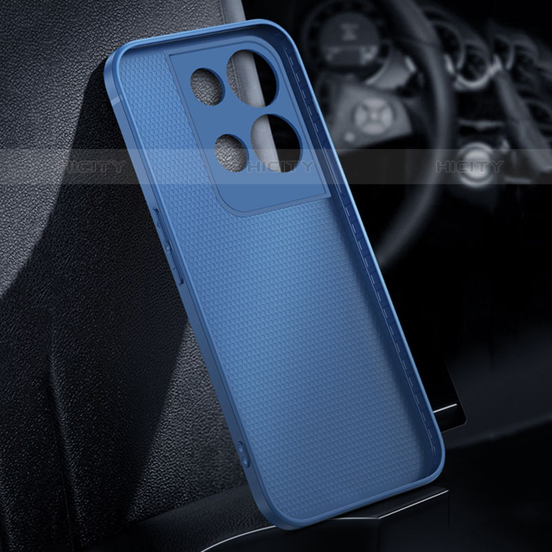 Funda Lujo Marco de Aluminio y Silicona Carcasa Bumper J01 para Oppo Reno8 Pro 5G