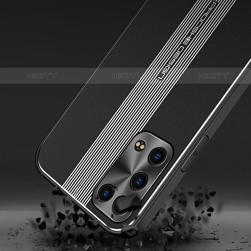 Funda Lujo Marco de Aluminio y Silicona Carcasa Bumper J02 para Oppo Reno6 Pro+ Plus 5G