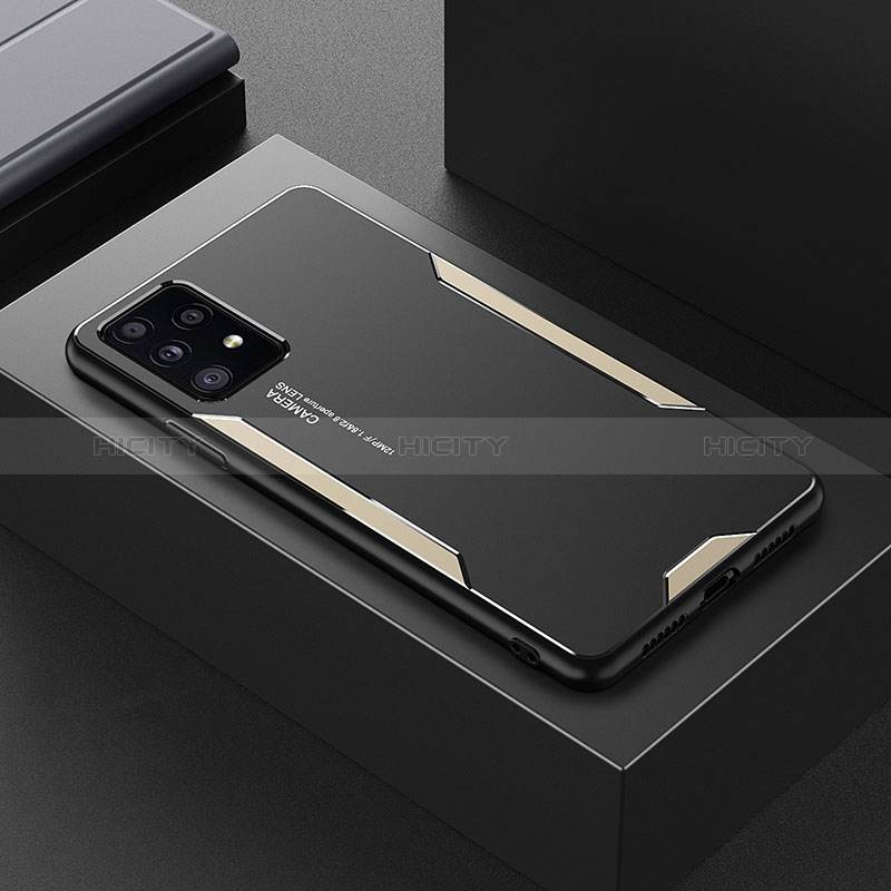 Funda Lujo Marco de Aluminio y Silicona Carcasa Bumper para Samsung Galaxy A52s 5G