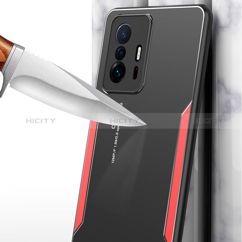 Funda Lujo Marco de Aluminio y Silicona Carcasa Bumper para Xiaomi Mi 11T Pro 5G