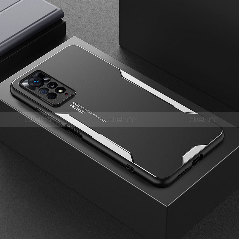 Funda Lujo Marco de Aluminio y Silicona Carcasa Bumper para Xiaomi Poco X4 Pro 5G