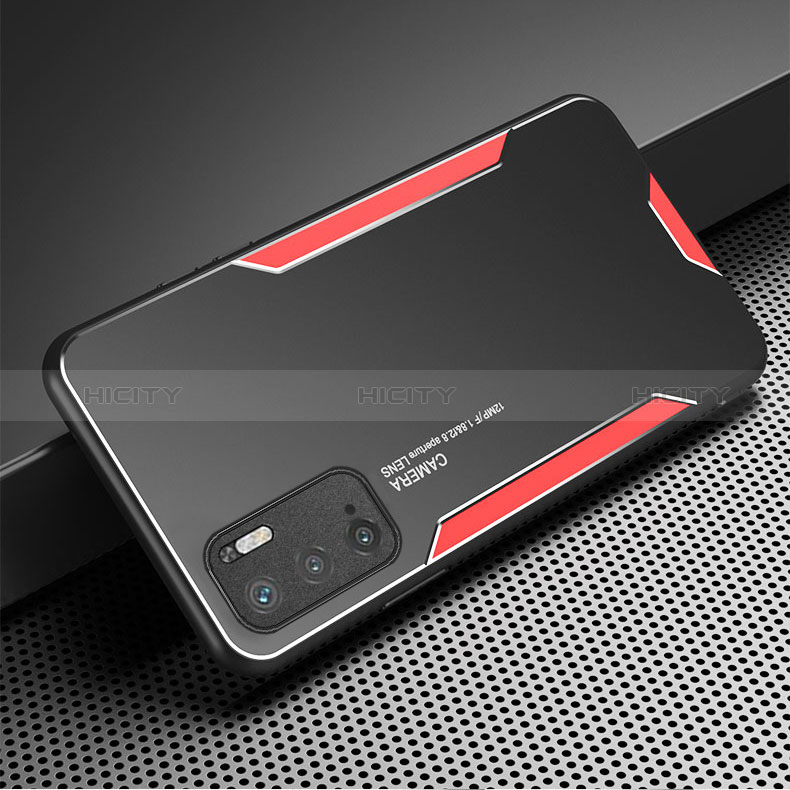 Funda Lujo Marco de Aluminio y Silicona Carcasa Bumper para Xiaomi Redmi Note 10 5G