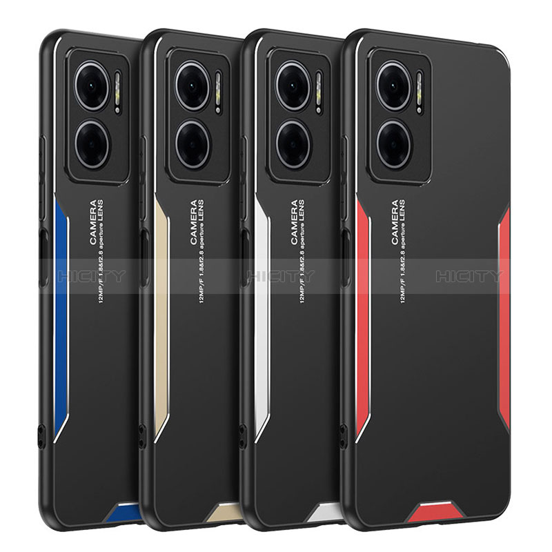 Funda Lujo Marco de Aluminio y Silicona Carcasa Bumper para Xiaomi Redmi Note 11E 5G