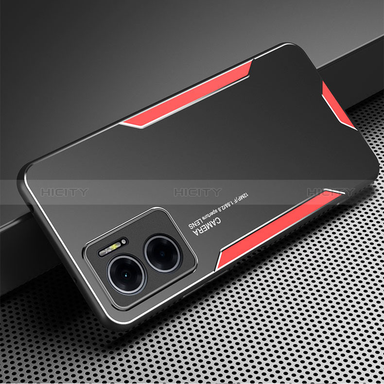 Funda Lujo Marco de Aluminio y Silicona Carcasa Bumper para Xiaomi Redmi Note 11E 5G