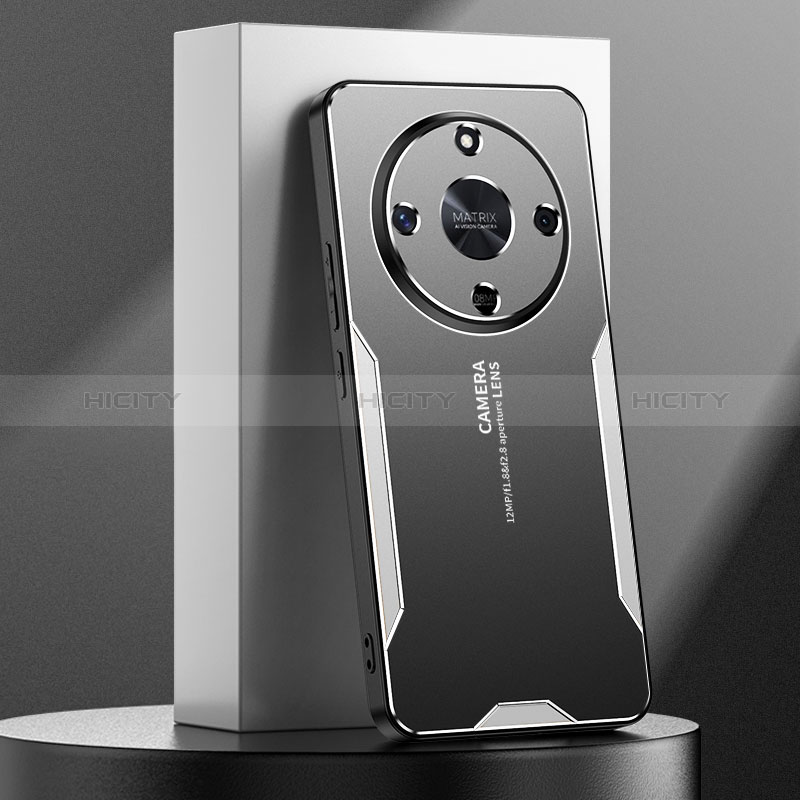 Funda Lujo Marco de Aluminio y Silicona Carcasa Bumper PB4 para Huawei Honor Magic6 Lite 5G