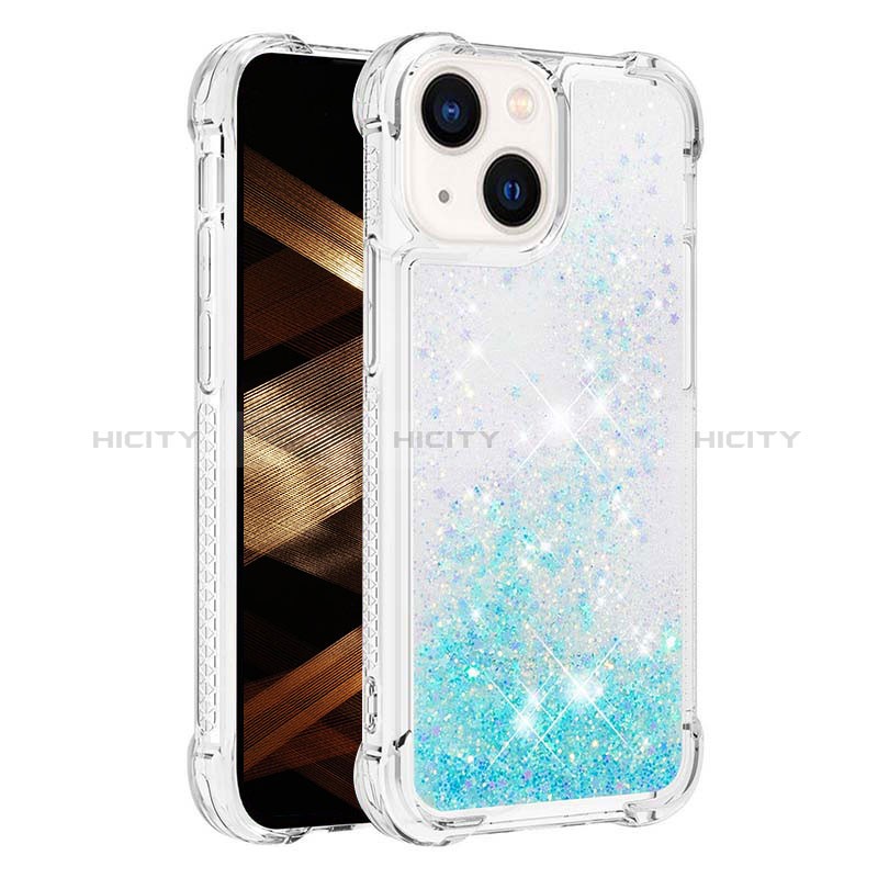 Funda Silicona Carcasa Goma Bling-Bling S01 para Apple iPhone 13