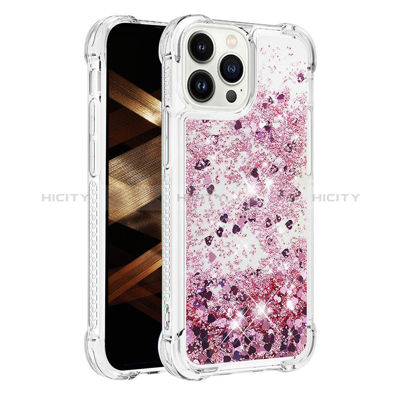 Funda Silicona Carcasa Goma Bling-Bling S01 para Apple iPhone 14 Pro Max