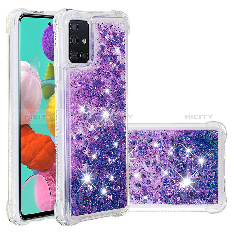 Funda Silicona Carcasa Goma Bling-Bling S01 para Samsung Galaxy A51 4G