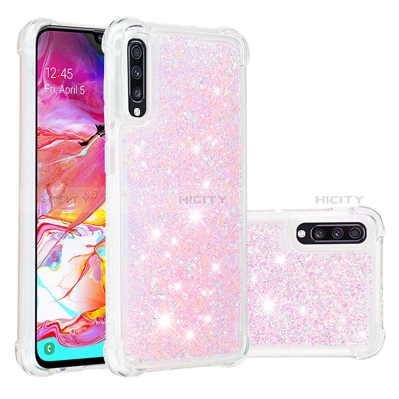 Funda Silicona Carcasa Goma Bling-Bling S01 para Samsung Galaxy A70S