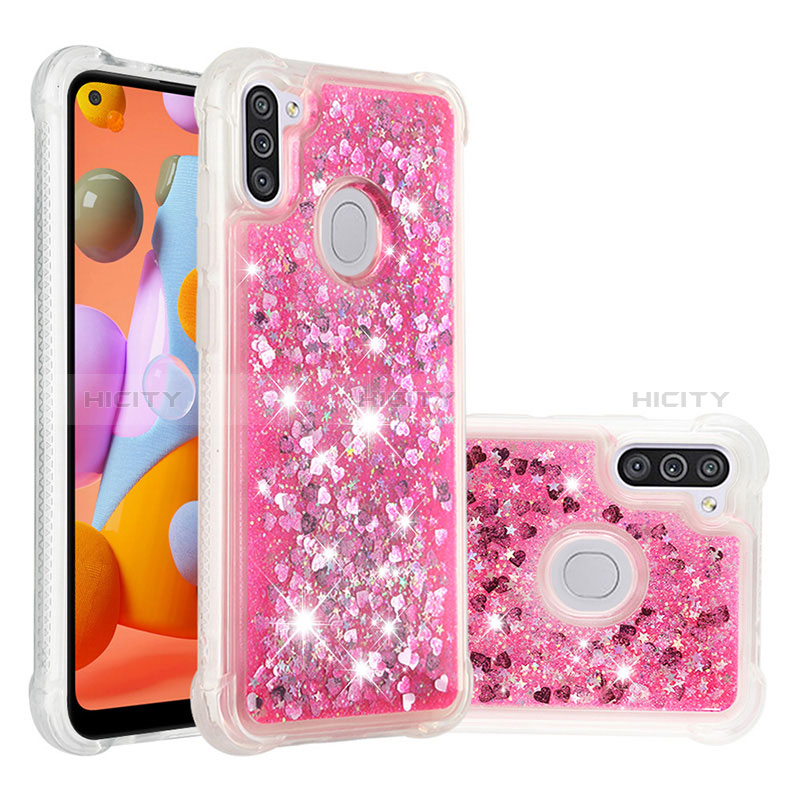 Funda Silicona Carcasa Goma Bling-Bling S01 para Samsung Galaxy M11