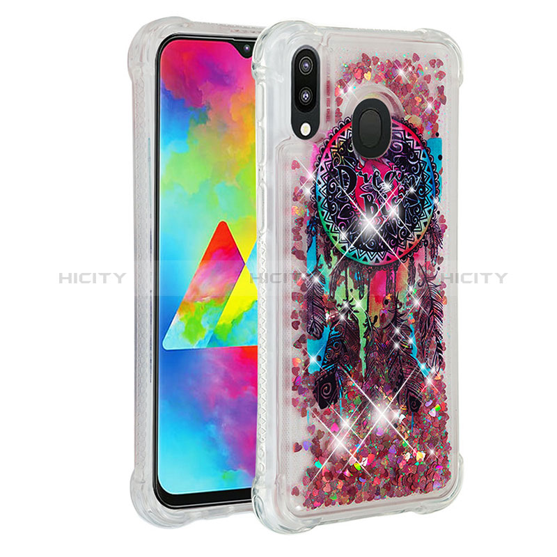 Funda Silicona Carcasa Goma Bling-Bling S01 para Samsung Galaxy M20