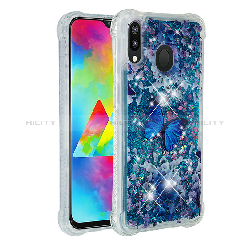 Funda Silicona Carcasa Goma Bling-Bling S01 para Samsung Galaxy M20