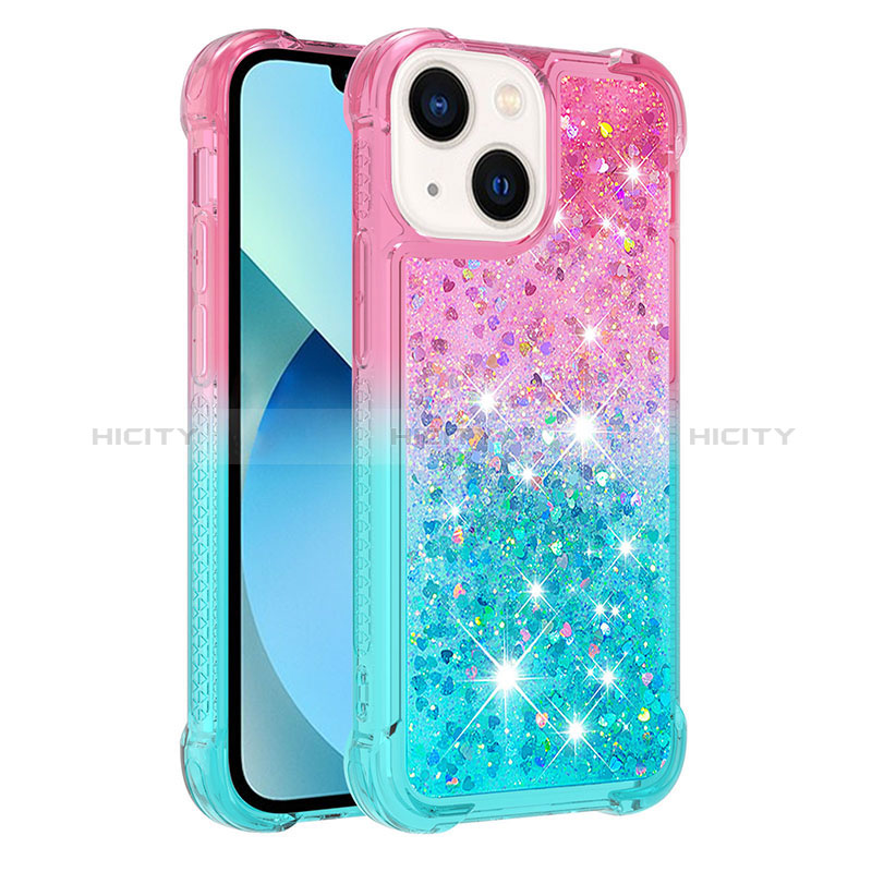 Funda Silicona Carcasa Goma Bling-Bling S02 para Apple iPhone 14