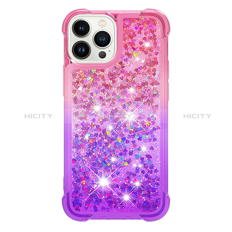 Funda Silicona Carcasa Goma Bling-Bling S02 para Apple iPhone 14 Pro