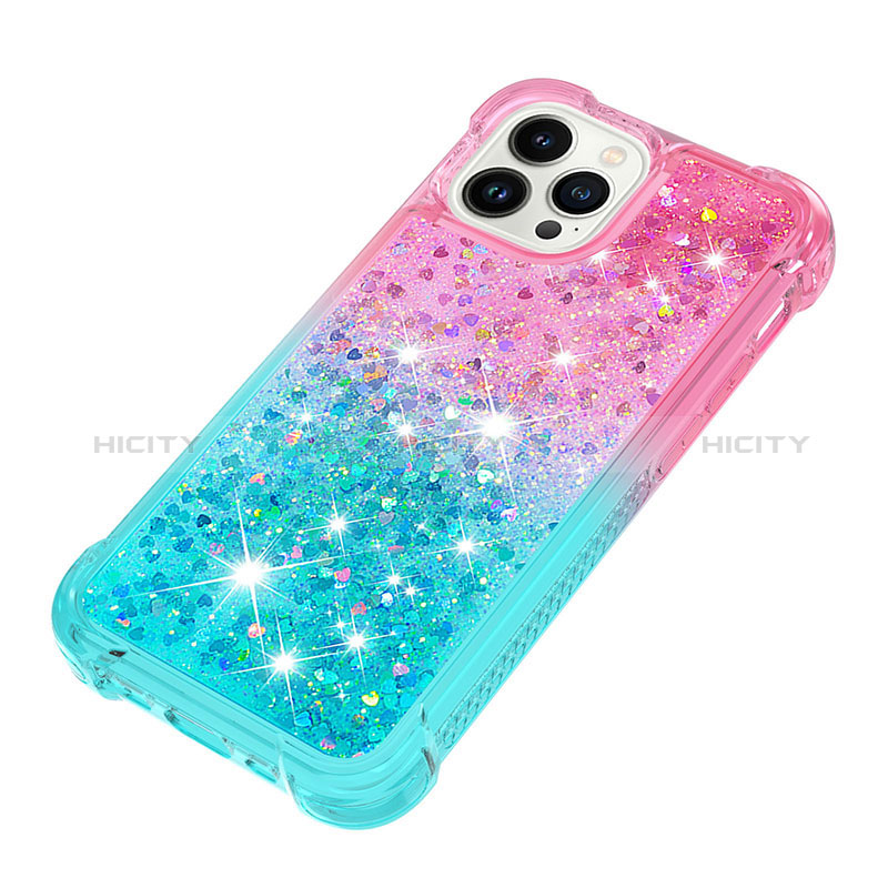 Funda Silicona Carcasa Goma Bling-Bling S02 para Apple iPhone 14 Pro