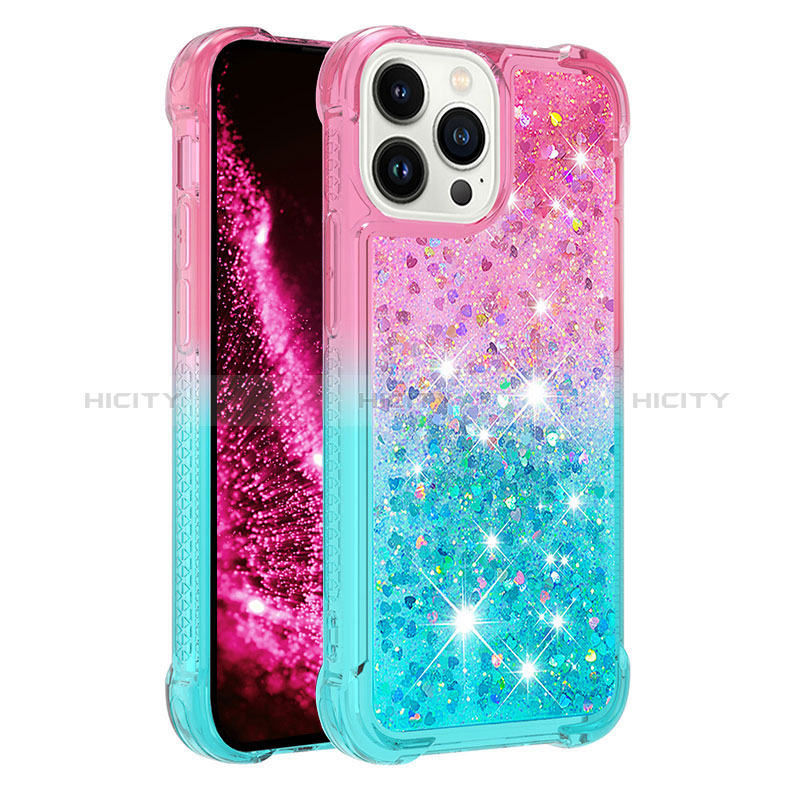 Funda Silicona Carcasa Goma Bling-Bling S02 para Apple iPhone 14 Pro Max