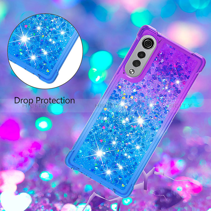 Funda Silicona Carcasa Goma Bling-Bling S02 para LG Velvet 5G