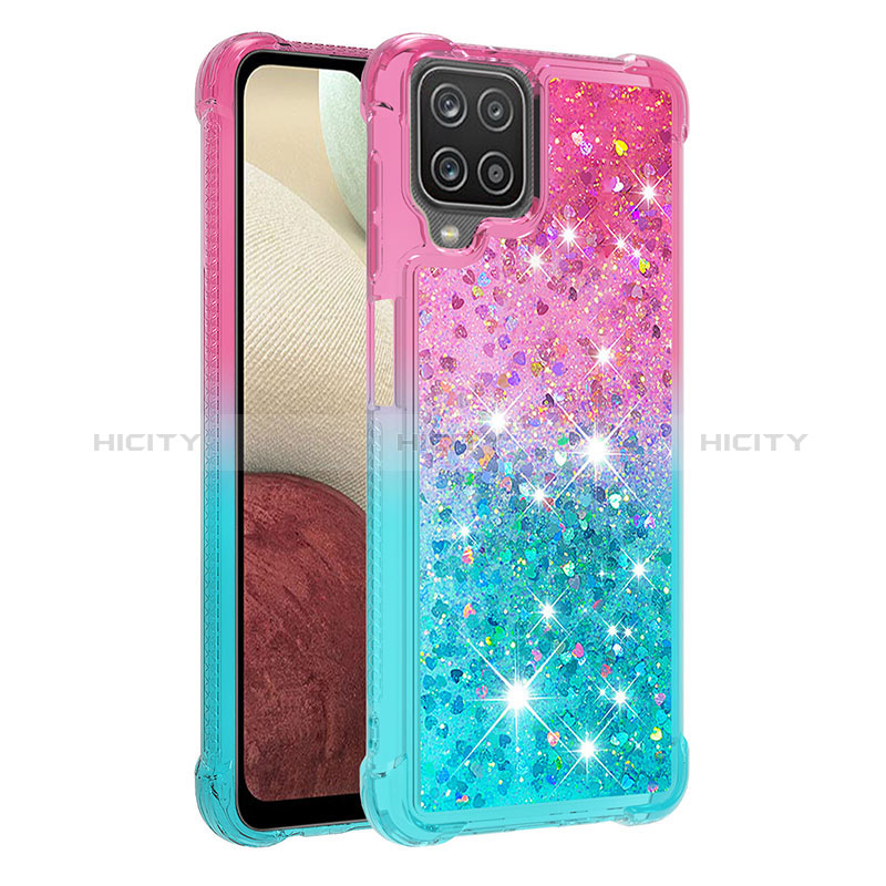 Funda Silicona Carcasa Goma Bling-Bling S02 para Samsung Galaxy A12