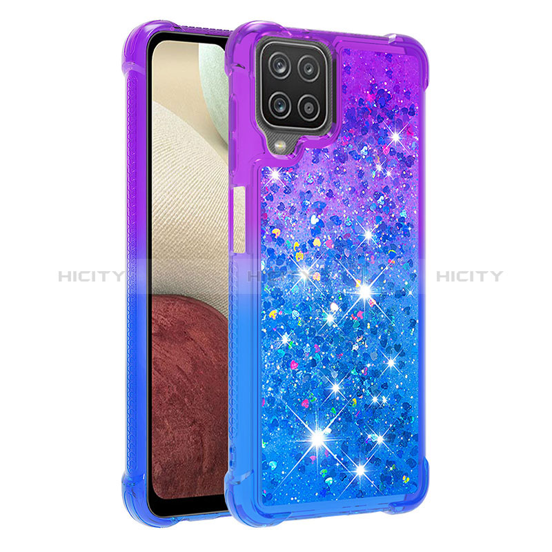 Funda Silicona Carcasa Goma Bling-Bling S02 para Samsung Galaxy A12 Nacho