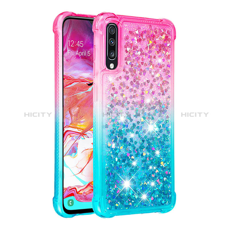 Funda Silicona Carcasa Goma Bling-Bling S02 para Samsung Galaxy A70