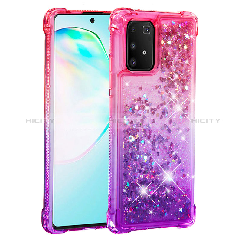 Funda Silicona Carcasa Goma Bling-Bling S02 para Samsung Galaxy A91