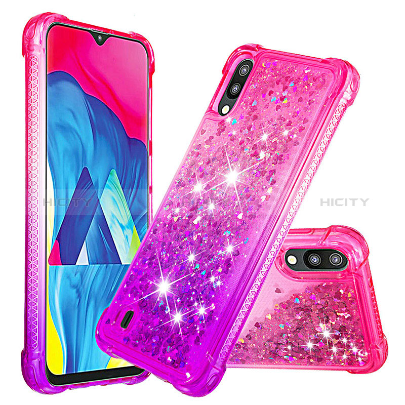 Funda Silicona Carcasa Goma Bling-Bling S02 para Samsung Galaxy M10