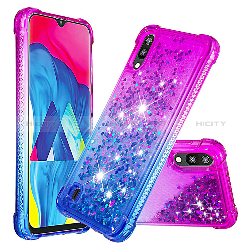 Funda Silicona Carcasa Goma Bling-Bling S02 para Samsung Galaxy M10