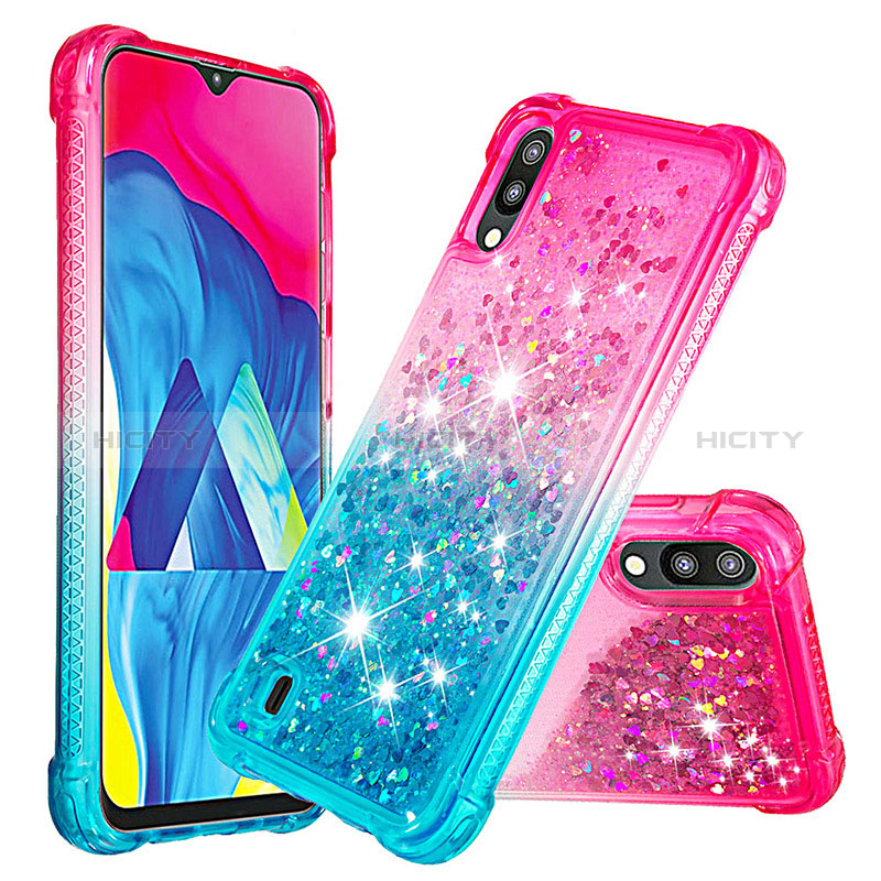 Funda Silicona Carcasa Goma Bling-Bling S02 para Samsung Galaxy M10