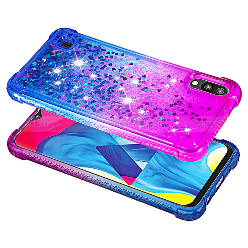 Funda Silicona Carcasa Goma Bling-Bling S02 para Samsung Galaxy M10