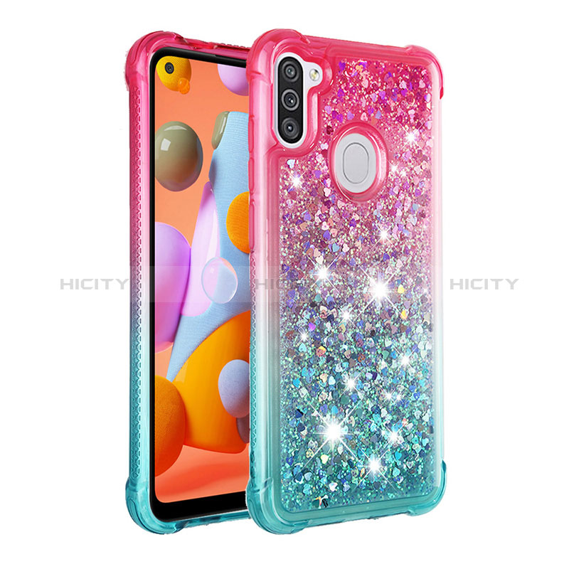 Funda Silicona Carcasa Goma Bling-Bling S02 para Samsung Galaxy M11