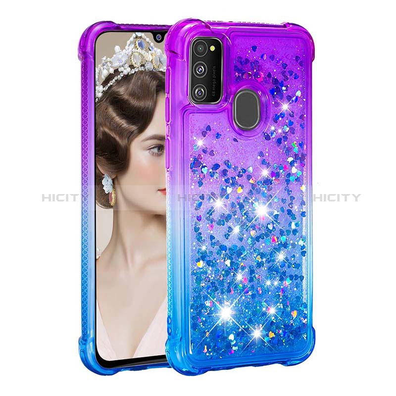 Funda Silicona Carcasa Goma Bling-Bling S02 para Samsung Galaxy M30s