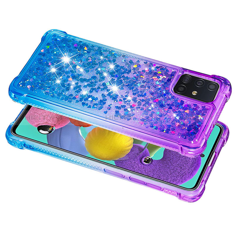 Funda Silicona Carcasa Goma Bling-Bling S02 para Samsung Galaxy M40S