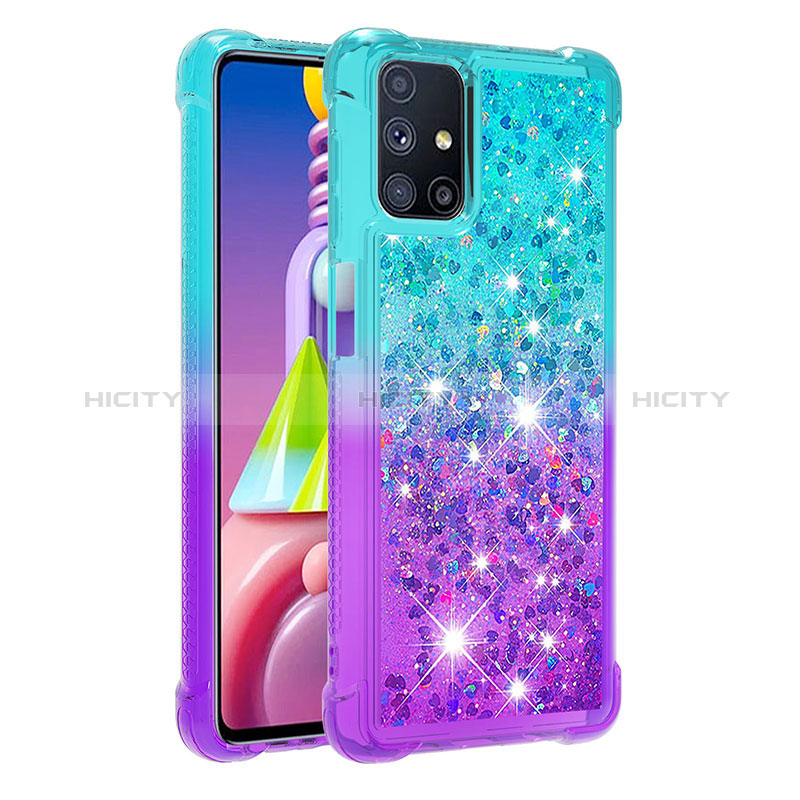 Funda Silicona Carcasa Goma Bling-Bling S02 para Samsung Galaxy M51