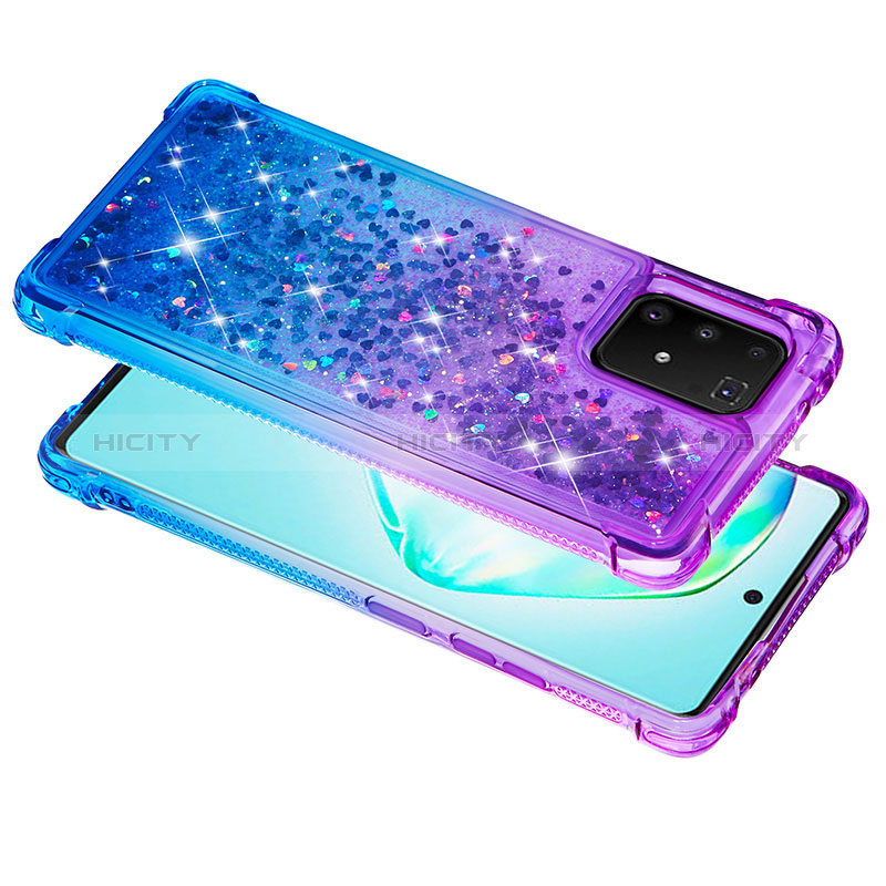 Funda Silicona Carcasa Goma Bling-Bling S02 para Samsung Galaxy S10 Lite