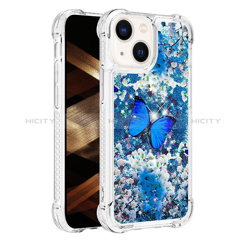 Funda Silicona Carcasa Goma Bling-Bling S03 para Apple iPhone 13