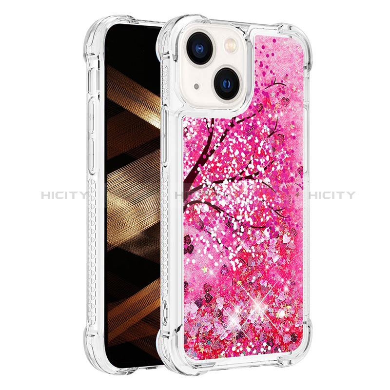 Funda Silicona Carcasa Goma Bling-Bling S03 para Apple iPhone 13