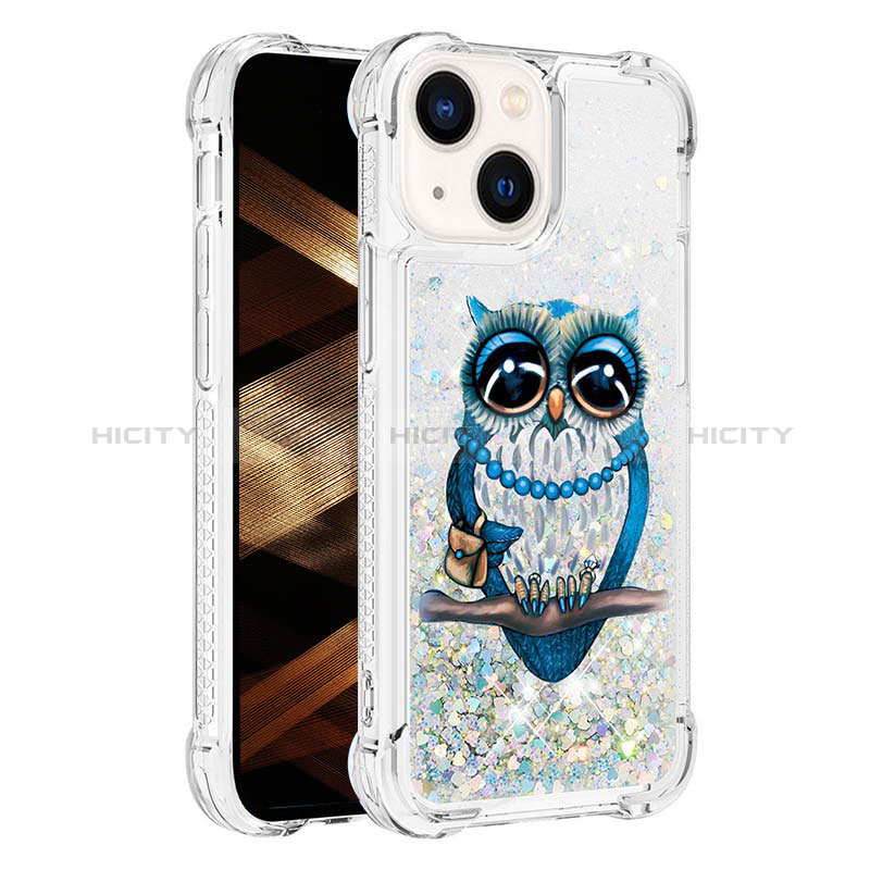 Funda Silicona Carcasa Goma Bling-Bling S03 para Apple iPhone 13