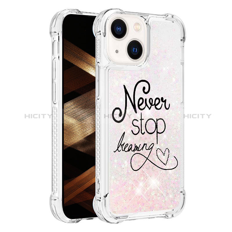 Funda Silicona Carcasa Goma Bling-Bling S03 para Apple iPhone 14 Plus