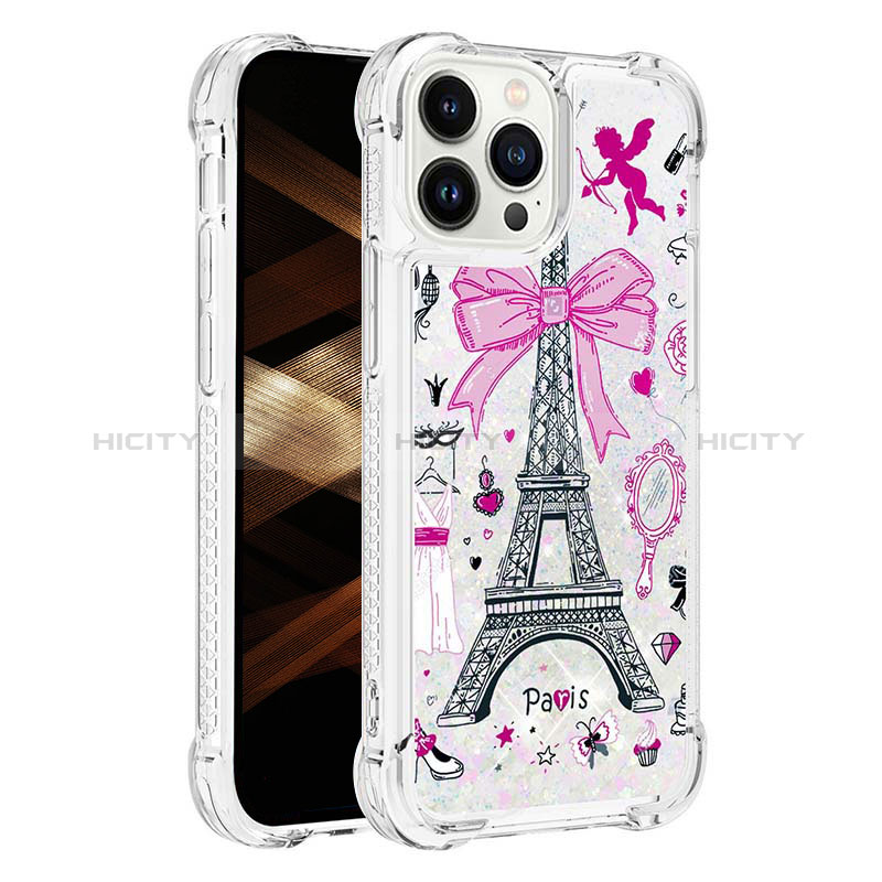 Funda Silicona Carcasa Goma Bling-Bling S03 para Apple iPhone 14 Pro Max