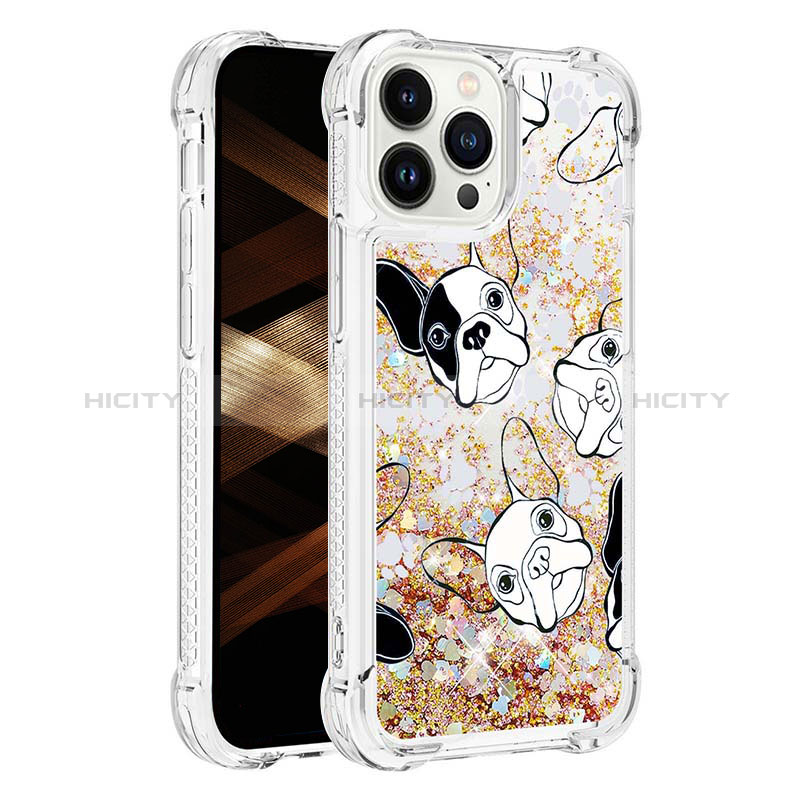 Funda Silicona Carcasa Goma Bling-Bling S03 para Apple iPhone 14 Pro Max