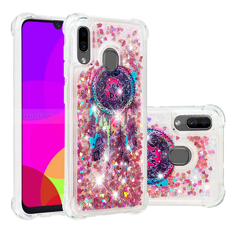 Funda Silicona Carcasa Goma Bling-Bling S03 para Samsung Galaxy A20