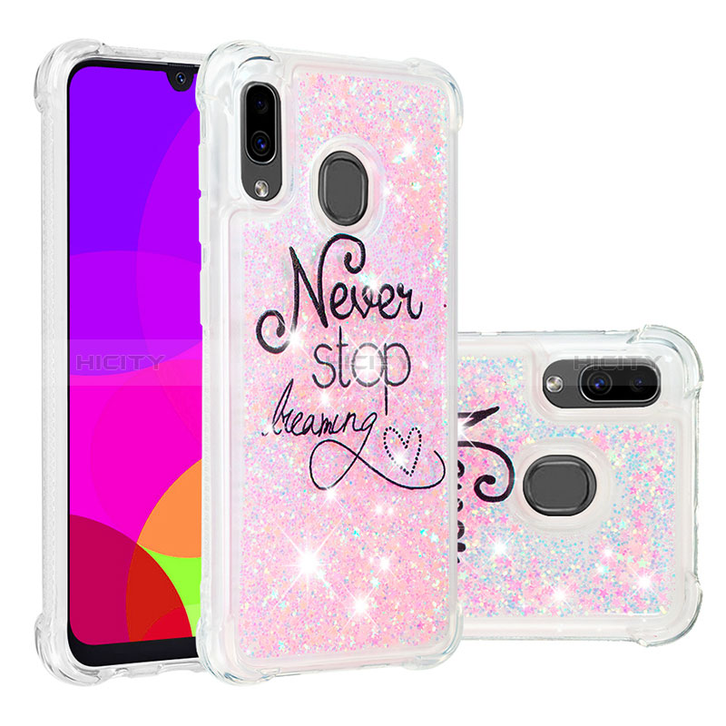 Funda Silicona Carcasa Goma Bling-Bling S03 para Samsung Galaxy A20